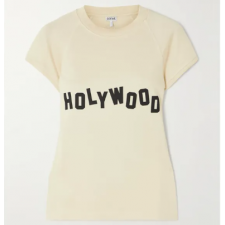 (V공장)로에베  HOLYWOOD 반팔 티셔츠 화이트