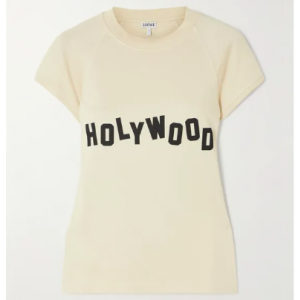 (V공장)로에베  HOLYWOOD 반팔 티셔츠 화이트