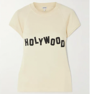 (V공장)로에베  HOLYWOOD 반팔 티셔츠 화이트