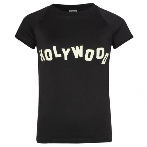 (V공장)로에베  HOLYWOOD 반팔 티셔츠 블랙