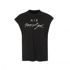 (세나셀러) 나이키 x 피어오브갓 Air Script 나시 티셔츠 남성용 블랙